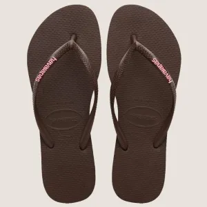 Havaianas Slim Rubber Logo Thong